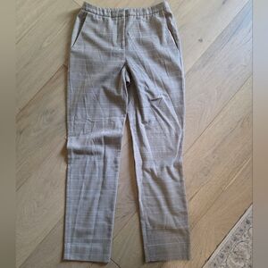 ANTONIO MELANI Beige Checkered Dress Pants